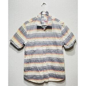 Jnco Shirt Button Up Striped Medium